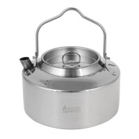 РУССО ТУРИСТО Чайник туристический, костровой, 1,2л, нерж. сталь 304/201