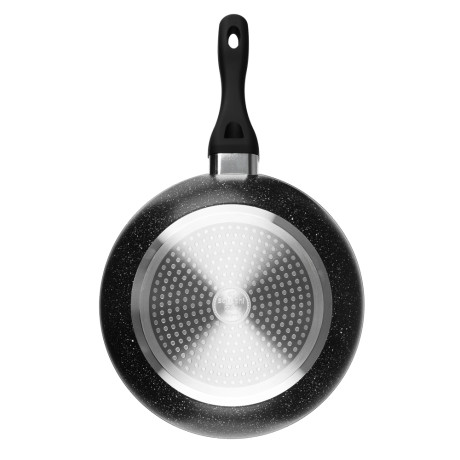 SATOSHI Танто Сотейник литой d28см, антипригарное покрытие Мрамор, индукция