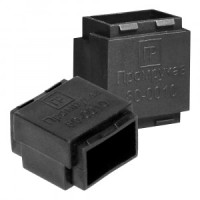 Промрукав переходник соедин. для коробок уст. 80-0600 HF, черный (100шт) 80-0010