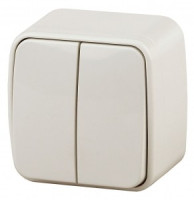 ЭРА Intro Polo выкл. 2 кл. 10А  ОУ, сл.кость 3-104-02, 3733 (замена на 843146)