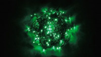 Feron Гирлянда-нить 200LED зеленый 20м, зелен.1,5м, IP20 контроллер CL06 32311