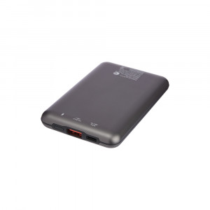 PRILUCHNIY Аккумулятор мобильный, 10000 мАч, USB/Type-c, Быстрая зарядка QC4.0+PD, 5А, корпус металл