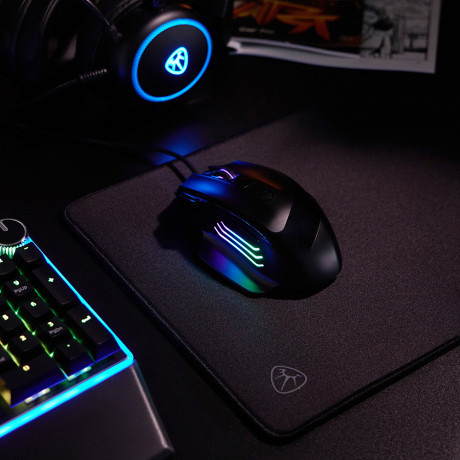 BY Игровая мышь проводная Revolver 12800dpi,7D,A825,RGB,220см