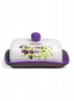 Масленка Оливки керамика П/У (кратность 8шт!!!) МФК MFK21033