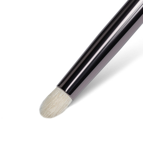ЮНИLOOK Кисть для растушевки теней бочонок, натуральный ворс, дерево, металл, 15,7см