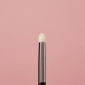 ЮНИLOOK Кисть для растушевки теней бочонок, натуральный ворс, дерево, металл, 15,7см