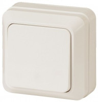 ЭРА Intro Quadro выкл. ОУ, 1 кл, 10A, сл.кость, 250В, IP20, 2-101-02 8580