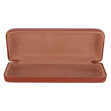 ЮL Футляр кейс для очков формованный, ПУ, 16х5,3см/15,5х5,7см, 2 дизайна, 4 цвета