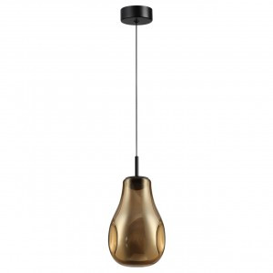 ODEON LIGHT 5098/4LA PENDANT ODL25 423 черн./зол./мет./стекло Подвес LED 4W 4000K 388lm NAVE