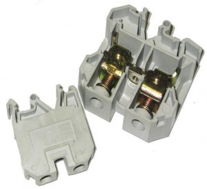 EKF Колодка клеммная JXB-4/35 желтая  (50/100)