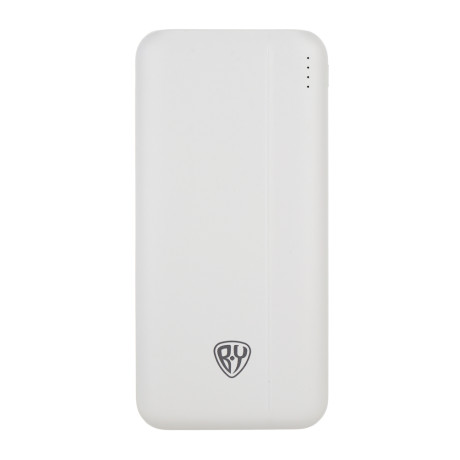 Аккумулятор мобильный BY 10000мАч, 2xUSB-A, 1xUSB-C, 1xMicro-USB, ребристый, 10W, белый