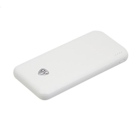 Аккумулятор мобильный BY 10000мАч, 2xUSB-A, 1xUSB-C, 1xMicro-USB, ребристый, 10W, белый