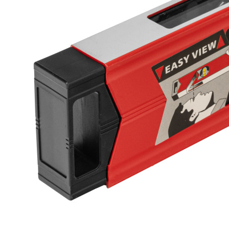 Уровень алюминиевый магнитный, 1500 мм, фрезерованный, 3 глазка (1 зеркальный) усиленный Matrix