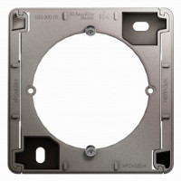 Systeme Electric GLOSSA кор.-переходник ОУ 1 мест. платина GSL001200 (2!)