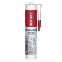 Клей монтажный КОНТАКТ каучуковый 280мл, универс., бежевый, арт.24501