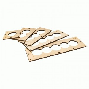 EKF комплект шаблонов для подрозетников диаметром 72 мм Expert sh-d72-k