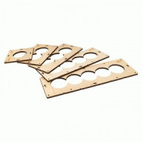 EKF комплект шаблонов для подрозетников диаметром 72 мм Expert sh-d72-k