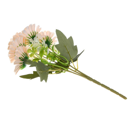 LADECOR Букет искусственных цветов ромашки, 29 см, ткань, пластик, железная проволока, 4 цвета