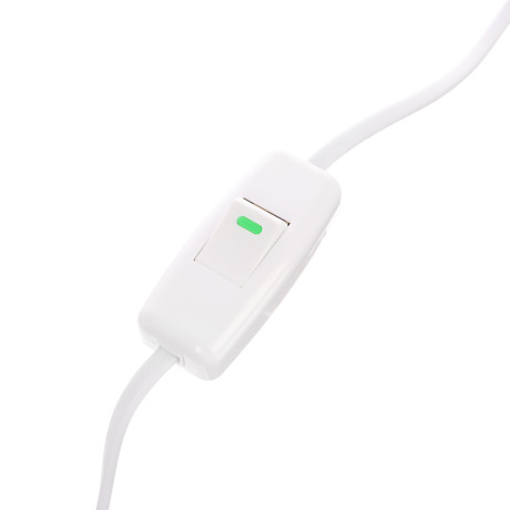 BY Светильник переносной настольный Перей, 40Вт, 20,5 см, E14, 230В, керамика,текстиль,белый/бежевый