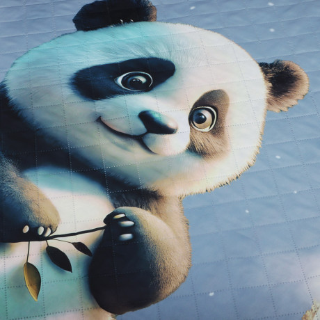 PROVANCE Панда Покрывало стеганое 140х200см, 100% полиэстер