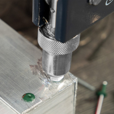 Заклепочник, 250 мм, переставной 0-90 градусов, заклепки 2.4-3.2-4.0-4.8 мм Матрикс