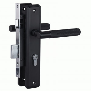 Замок врезной с/руч БУЛАТ ЗВ4-1.70.02.02 ФЕРОНА черный 5 перф.кл.(12)