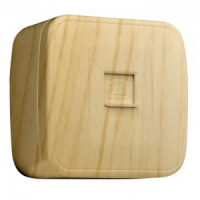 EKF Минск роз. телеф. ОУ 1 мест. светлое дерево (сосна) (RJ11) EGT01-034-30