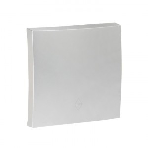 EKF Валенсия лиц. панель выкл. 1 кл. 10А сталь  Al/Cu (корпус PC) ESV10-L-021-30