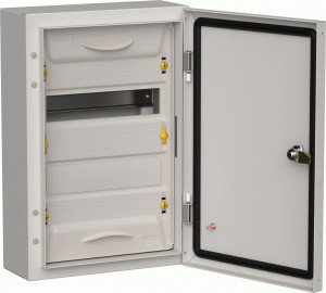 IEK TITAN 5 щит (корпус) метал. ЩРн-24 (460х310х140) IP54 навесной серый TI5-50-N-024-54-7035