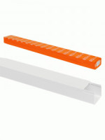 TDM кабель-канал 25х25 белый 2м (в уп.50м, цена за 1м) (50!) (замена 330858) SQ0402-1006