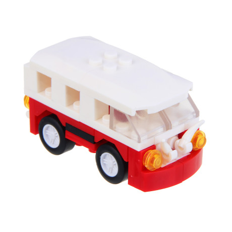 ИГРОЛЕНД Город Конструктор Гонки Городские Машины, инерция, 45-51 дет, коллекция, 10х7х4 см., 4 диз.