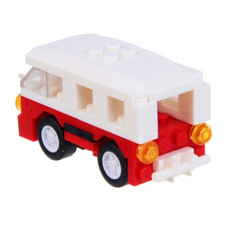 ИГРОЛЕНД Город Конструктор Гонки Городские Машины, инерция, 45-51 дет, коллекция, 10х7х4 см., 4 диз.