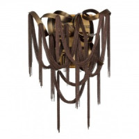 ODEON LIGHT 5066/4W HALL ODL24 397 античн.бронза/коричневый/мет/мет Бра G9 4x40W CHAINY 87