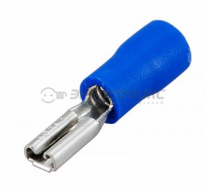 REXANT наконечник клемма изол. гнездо 3,8мм РПи-м 2,5-(2,8) 1,5-2,5мм2,синий (100шт,цена/шт)08-0431
