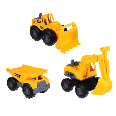 ИГРОЛЕНД Машина "Стройка", РР, 27х15,5х26см, 3 дизайна