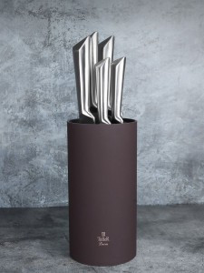 Набор ножей 6предм Лукас (5 ножей,подставка) ручки сталь TR-22079 Taller