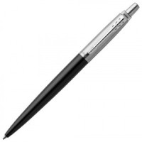 Ручка шариковая PARKER "Jotter Plastic CT", корпус черный, детали из нержавеющей стали, блистер, син