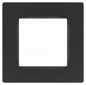 ЭРА 12 рамка СУ 1 мест. Классик, графит 12-5201-12