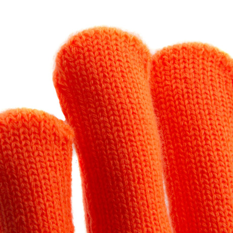 Перчатки полиакрилонитрильные плюшевого переплет, ПВХ "Точка", 10 кл, 58 гр Сибртех