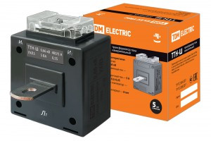 TDM Трансформатор тока ТТН-Ш 400/5- 5VA/0,5S-Р  SQ1101-1152