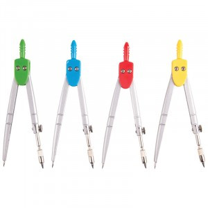 Циркуль ArtSpace металлический, 115мм, пластиковый пенал, ассорти Арт.260689