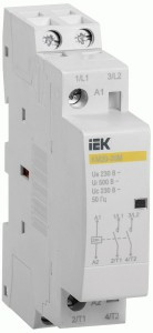 IEK контактор модульный КМ20-20М 20А AC 2NО (1 мод.) MKK11-20-20