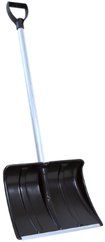 "Лопата Богатырь-2" с алюминиевой планкой ~с алюминиевым черенком и V-ручкой