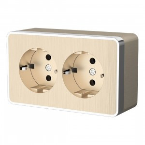 Werkel роз. ОУ 2 мест. 16A земля Gallant (шампань рифленый) W5072110 a051037