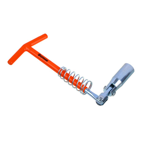 ЕРМАК X-PRO Ключ свечной карданный с резиновой вставкой 16x250мм