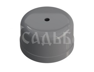 МЕЗОНИНЪ УСАДЬБА коробка распределительная пластик D80х43мм, IP20, серый GE30236-07