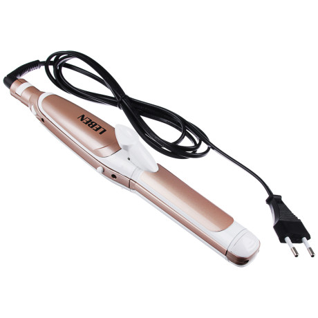 LEBEN Стайлер для волос 3в1, гофре, утюжок, плойка