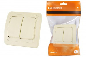 TDM Валдай выкл. СУ 2 кл. 10А  сл. кость (10!) SQ1804-0102