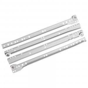 Направляющие роликовые 350/0,8 мм серый (комплект 2шт, цена за комплект) (25) StahlBuro