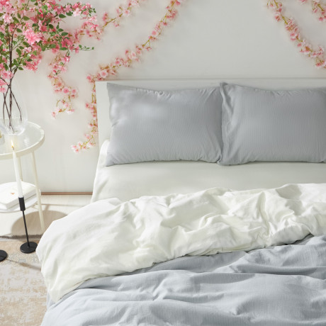 PROVANCE Фрэя Комплект постельного белья 2 (4 предмета), микросатин, серый